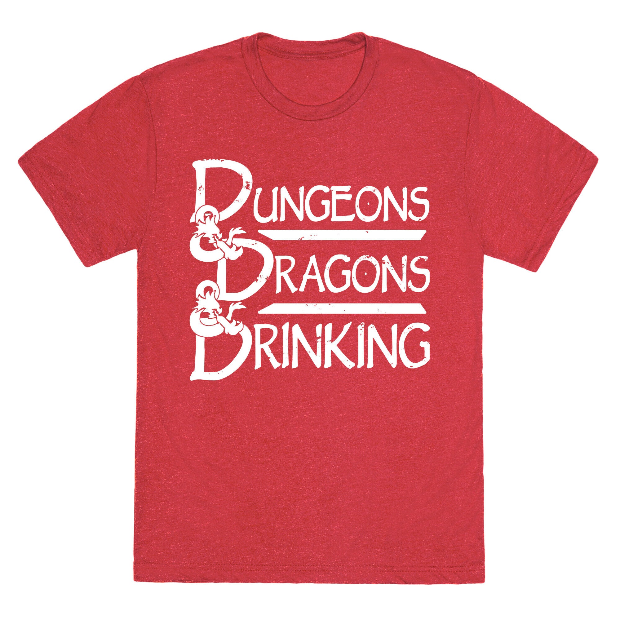 Dungeons & Dragons & Drinking Unisex Triblend Tee